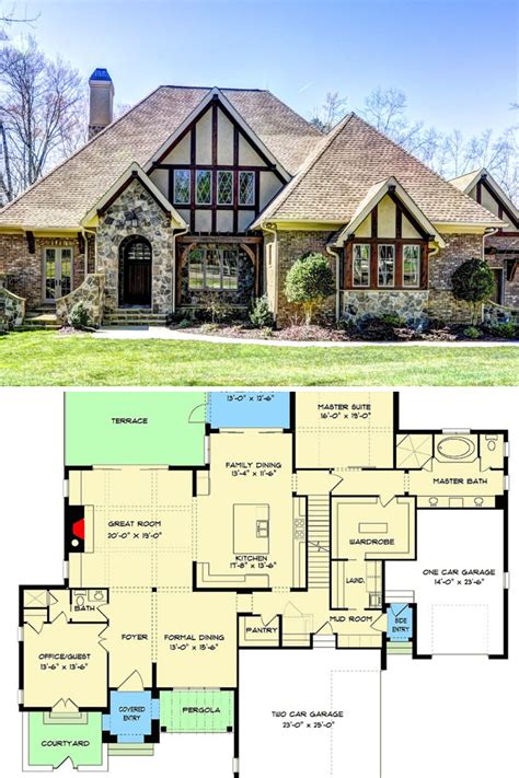 english tudor home plans|small english tudor style homes.